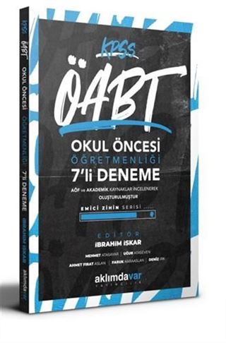 KPSS ÖABT Okul Öncesi Öğretmenliği 7 Deneme