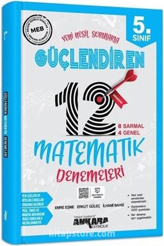 5. Sınıf Güçlendiren Matematik 12 Deneme Sınavı