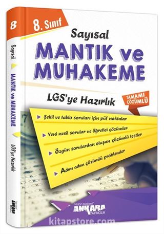 8. Sınıf Sayısal Muhakeme Mantık Çözümlü Soru Bankası