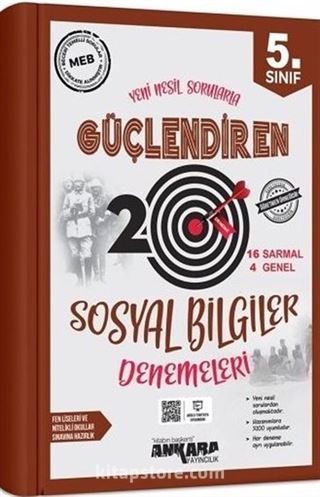 5. Sınıf Sosyal Bilgiler 20 Güçlendiren Deneme