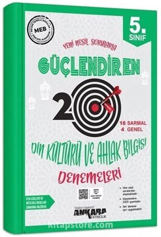 5. Sınıf Din Kültürü ve Ahlak Bilgisi 20 Güçlendiren Denemeleri