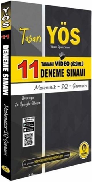 YÖS Tamamı Video Çözümlü 11 Deneme Sınavı