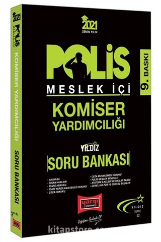 2021 Polis Meslek İçi Komiser Yardımcılığı Yıldız Serisi Soru Bankası