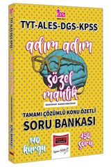 2021 TYT ALES DGS KPSS Adım Adım Sözel Mantık Tamamı Çözümlü Konu Özetli Soru Bankası