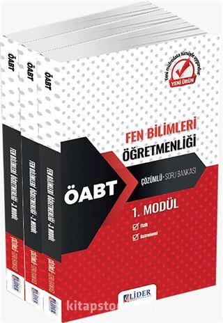 ÖABT Fen ve Teknoloji Öğretmenliği 3'lü Modül Soru Bankası