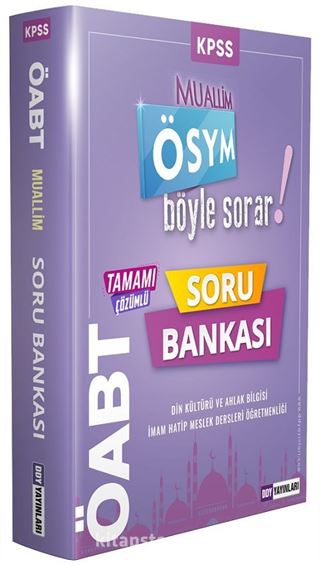 2021 ÖABT Muallim Din Kültürü ve Ahlak Bilgisi İmam Hatip Lisesi Meslek Dersleri Öğretmenliği Tamamı Çözümlü Soru Bankası