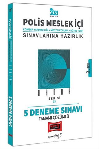 2021 Polis Meslek İçi Komiser Yardımcılığı Sınavlarına Hazırlık Radar Serisi Tamamı Çözümlü 5 Deneme Sınavı