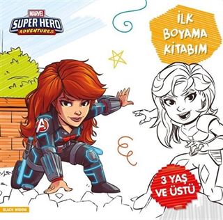 Marvel Super Hero Adventures - İlk Boyama Kitabım Black Wıdow