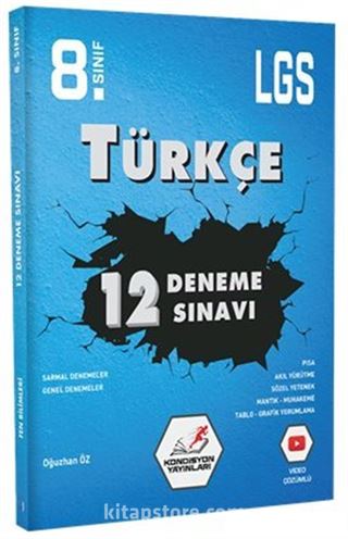 8. Sınıf LGS Türkçe 12'li Deneme Sınavı