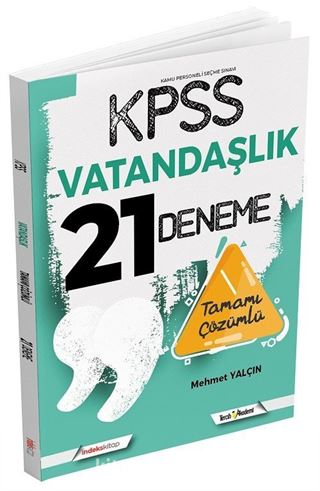 2021 KPSS Vatandaşlık 21 Deneme Çözümlü