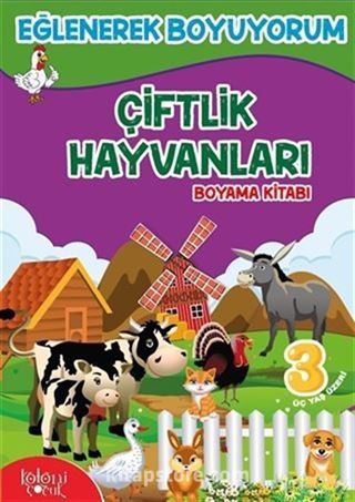 Çiftlik Hayvanları Boyama Kitabı