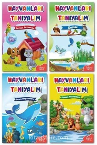 Hayvanları Tanıyalım Seti (4 Kitap Takım)