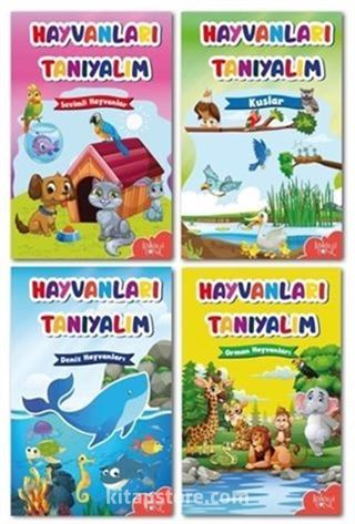 Hayvanları Tanıyalım Seti (4 Kitap Takım)