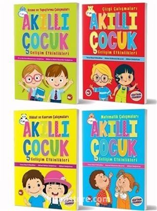 Okul Öncesi Gelişim Etkinlik Kitapları Seti (4 Kitap Takım)