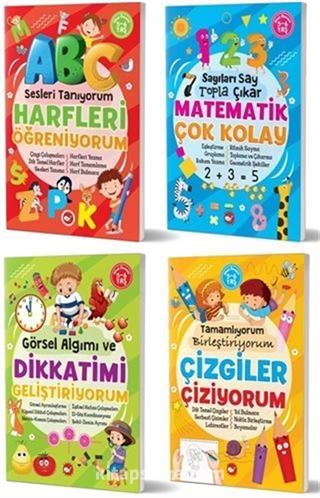 5-6 Yaş Zekamı Geliştiriyorum Etkinlik Seti (4 Kitap Takım)