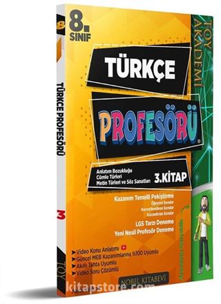 TOY Akademi LGS Türkçe Profesörü 3.Kitap