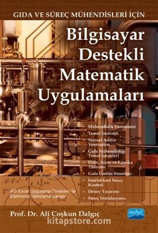 Gıda ve Süreç Mühendisleri İçin Bilgisayar Destekli Matematik Uygulamaları