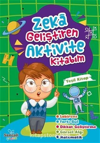 Zeka Geliştiren Aktivite Kitabım - Yeşil Kitap