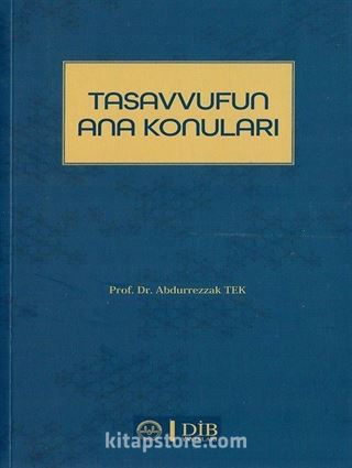 Tasavvufun Ana Konuları