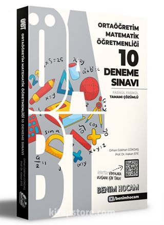 2021 ÖABT Ortaöğretim Matematik Öğretmenliği Tamamı Çözümlü 10 Fasikül Deneme Sınavı