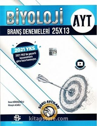 2021 AYT Biyoloji 25 x 13 Denemeleri