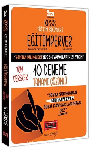 2021 KPSS Eğitim Bilimleri Eğitimperver 10 Deneme Tamamı Çözümlü