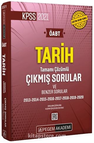 2021 ÖABT Tarih Tamamı Çözümlü Çıkmış Sorular ve Benzer sorular