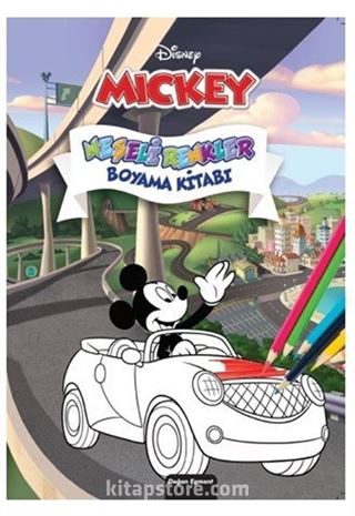 Disney Mickey Neşeli Renkler Boyama Kitabı