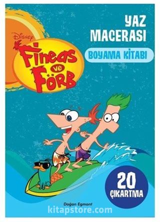 Fineas ve Förb Yaz Macerası Boyama Kitabı