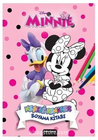 Disney Minnie Neşeli Renkler Boyama Kitabı