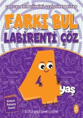 Farkı Bul Labirenti Çöz (4 Yaş)