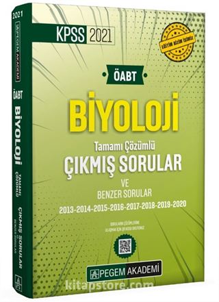 2021 KPSS ÖABT Biyoloji Tamamı Çözümlü Çıkmış Sorular ve Benzer Sorular