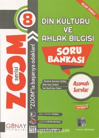 Zoom Serisi - 8. Sınıf Din Kültürü ve Ahlak Bilgisi Soru Bankası