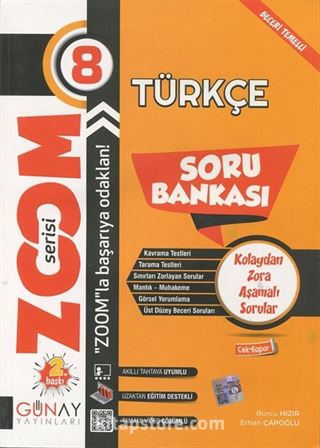 Zoom Serisi - 8. Sınıf Türkçe Soru Bankası