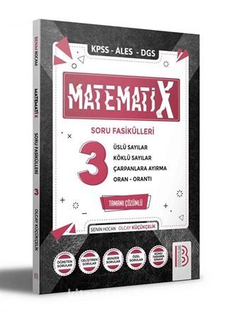 KPSS ALES DGS MatematiX Soru Fasikülleri 3