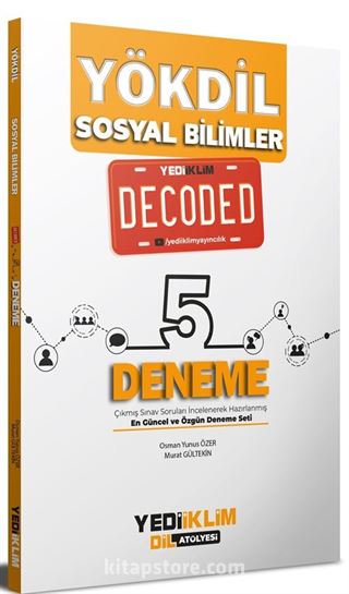 YÖKDİL Sosyal Bilimler Decoded 5 Deneme