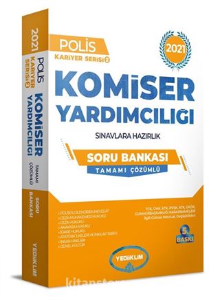 2021 Komiser Yardımcılığı Sınavlarına Hazırlık Tamamı Çözümlü Soru Bankası