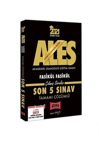 2021 ALES Son 5 Sınav Tamamı Çözümlü Çıkmış Sorular