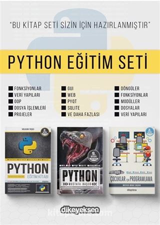 Python Eğitim Seti (3 Kitap)