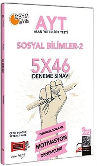 2021 AYT Sosyal Bilimler 2 5x46 Motivasyon Deneme Sınavı