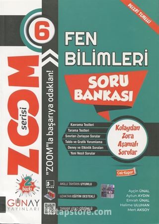 Zoom Serisi - 6. Sınıf Fen Bilimleri Soru Bankası