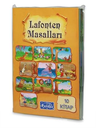 Lafonten Masalları +7 Yaş ve Üzeri Renkli Resimli (10 Kitap Set)