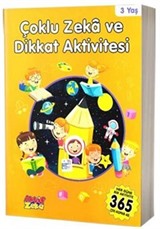 Çoklu Zeka ve Dikkat Aktivitesi 3 Yaş - Turuncu Kitap