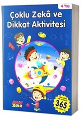 Çoklu Zeka ve Dikkat Aktivitesi 4 Yaş - Mavi Kitap