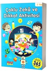 Çoklu Zeka ve Dikkat Aktivitesi 5 Yaş - Mavi Kitap