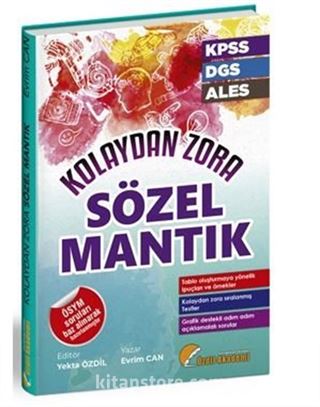 2021 KPSS DGS ALES Sözel Mantık Kolaydan Zora Soru Bankası