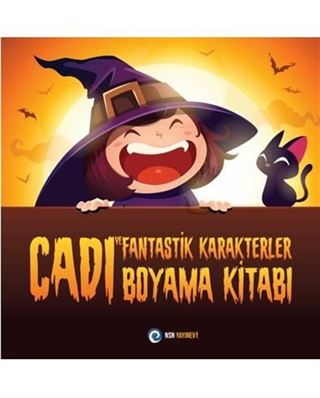 Cadı ve Fantastik Karakterler - Boyama Kitabı