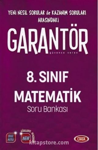 8. Sınıf Garantör Matematik Soru Bankası