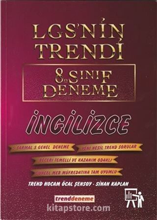 2021 LGS'nin Trendi 8.Sınıf Deneme İngilizce