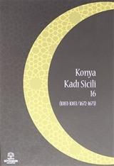 Konya Kadı Sicili 16